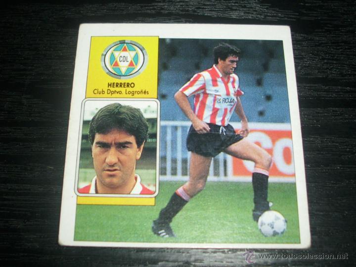 Cromos de f&uacute;tbol: -ESTE 92-93 : HERRERO  ( LOGRO&Ntilde;ES ) - Foto 1