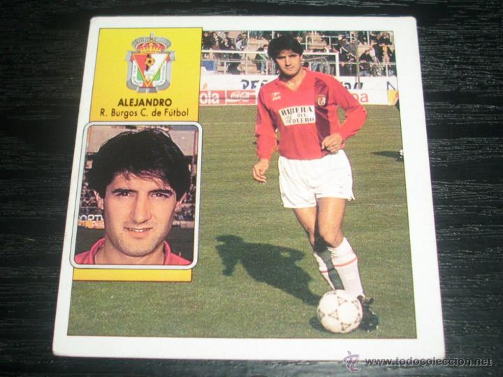 Cromos de f&uacute;tbol: -ESTE 92-93 : ALEJANDRO  ( BURGOS ) - Foto 1
