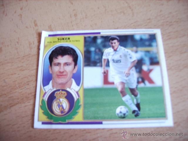 Cromos de f&uacute;tbol: ED. ESTE 96-97 DOBLE CROMO SUKER ( R.MADRID ) VENTANILLA - Foto 1