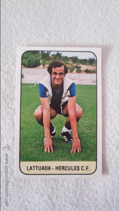 Cromos de f&uacute;tbol: 78-79 ESTE. LATTUADA HERCULES - Foto 1