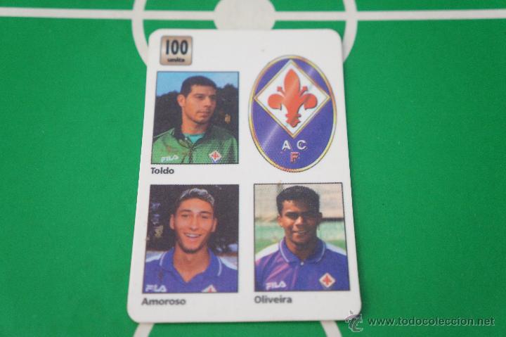 Cartes &agrave; collectionner de Football: TARJETA TELEFONICA DE F&Uacute;TBOL:JUGADORES DEL A.C.FIORENTINA,(SIN PEGAR),SERIE A 1998-1999/98-99