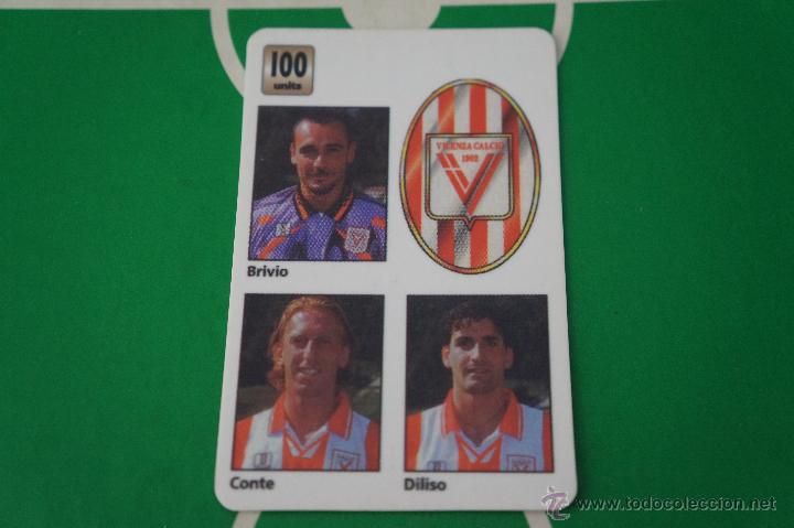 Football Stickers: TARJETA TELEFONICA DE F&Uacute;TBOL:JUGADORES DEL VICENZA C.,(SIN PEGAR),SERIE A 1998-1999/98-99