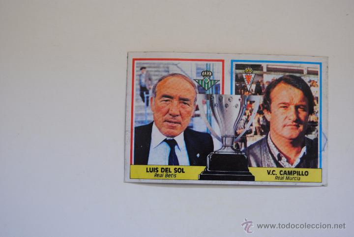 Cromos de f&uacute;tbol: CROMO ESTE 1986-87 LUIS DEL SOL - CAMPILLO - Foto 1