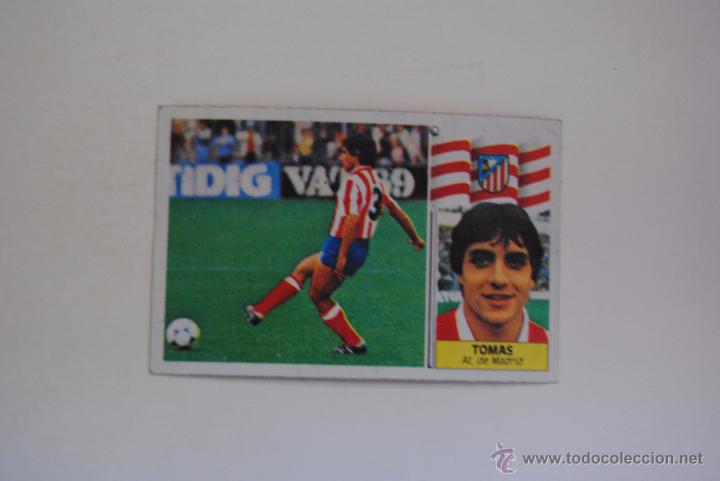 Cromos de f&uacute;tbol: CROMO ESTE 1986-87 TOMAS AT.MADRID - Foto 1