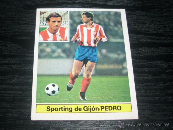 Cromos de f&uacute;tbol: -ESTE 81-82 : PEDRO  ( GIJON ) - Foto 1