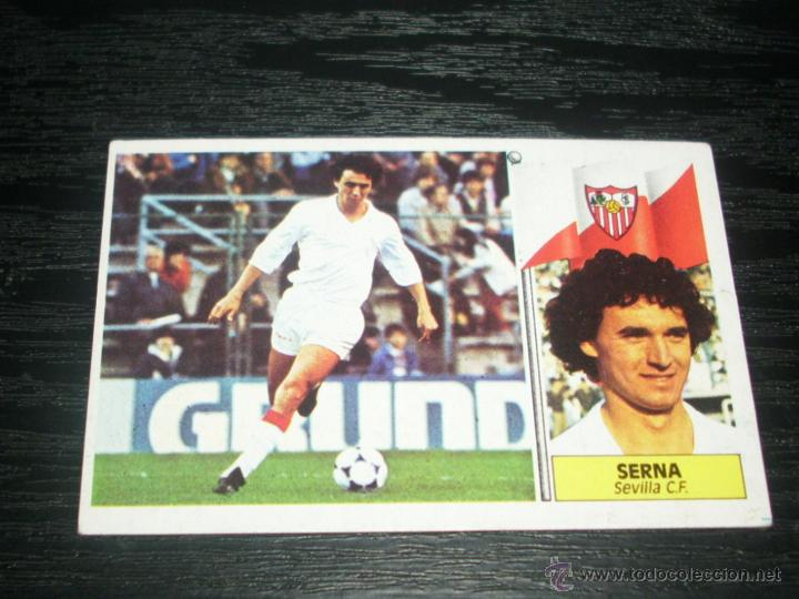 Cromos de f&uacute;tbol: -ESTE 86-87 : SERNA  ( SEVILLA ) - Foto 1