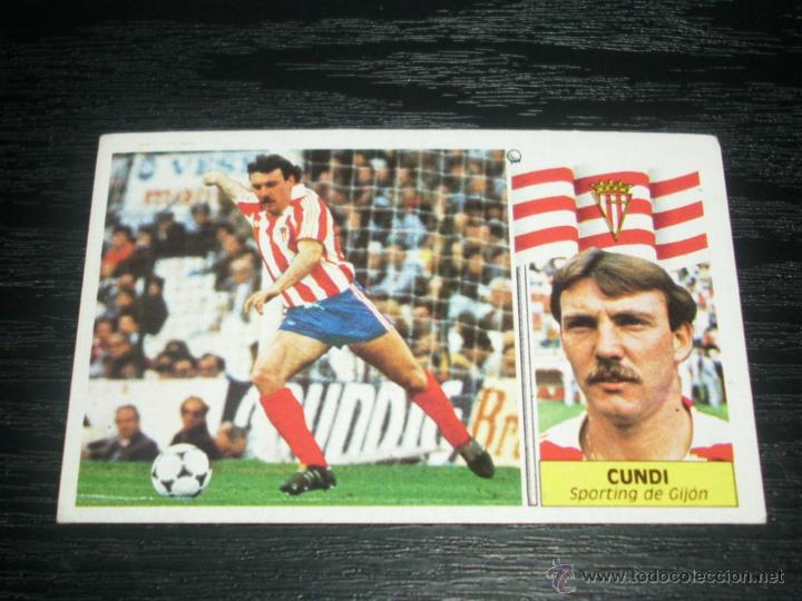 Cromos de f&uacute;tbol: -ESTE 86-87 : CUNDI  ( GIJON ) - Foto 1