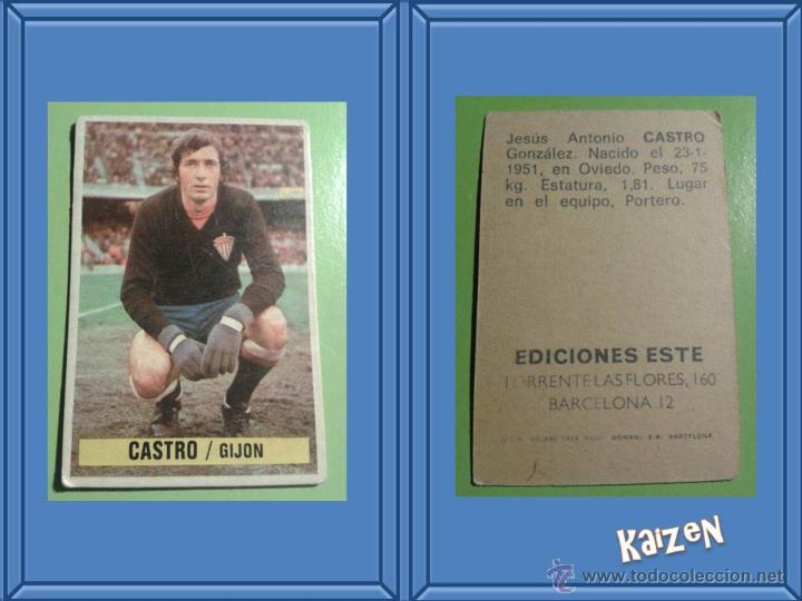 Cromos de f&uacute;tbol: CASTRO. GIJON. EDICIONES ESTE LIGA 74 - Foto 1