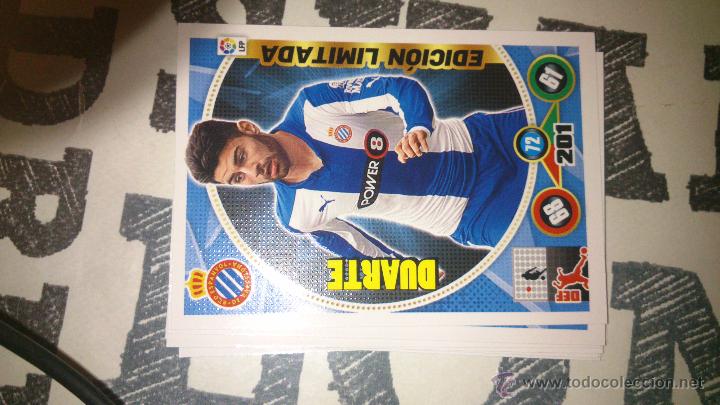 Fu&szlig;ball-Sticker: ADRENALYN XL -EDICION ESPECIAL - PANINI -DUARTE-ESPA&Ntilde;OL-NUEVO - CODIGO SIN ACTIVAR