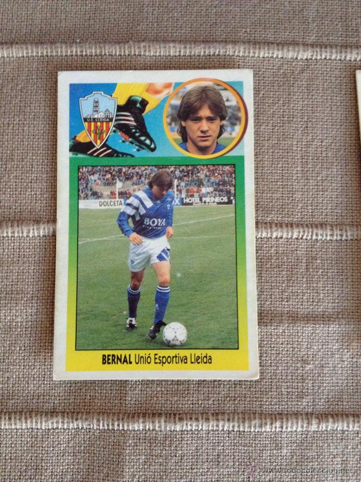 Figurine di Calcio: CROMO BERNAL LLEIDA BAJA FUTBOL EDICIONES ESTE LIGA TEMPORADA 1993 1994 93 94 NUNCA PEGADO