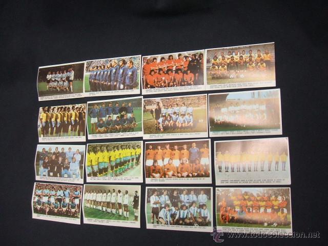Cromos de F&uacute;tbol: LOTE 16 CROMOS DE SELECCIONES NACIONALES + SOBRE VACIO - XIBECA SPORT - DAMM