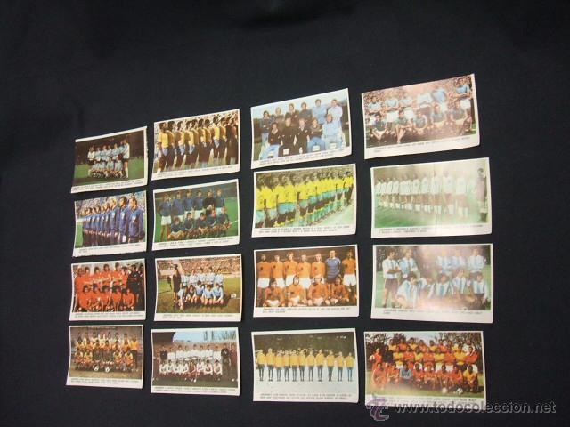 Cromos de F&uacute;tbol: LOTE 16 CROMOS DE SELECCIONES NACIONALES + SOBRE VACIO - XIBECA SPORT - DAMM
