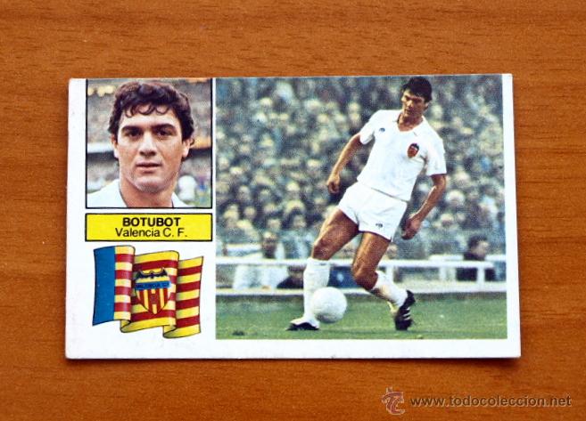 Cromos de f&uacute;tbol: Valencia - Botubot - Ediciones Este 1982-1983, 82-83 - Foto 1