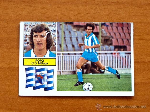 Cromos de f&uacute;tbol: M&aacute;laga - Popo - Ediciones Este 1982-1983, 82-83 - Foto 1