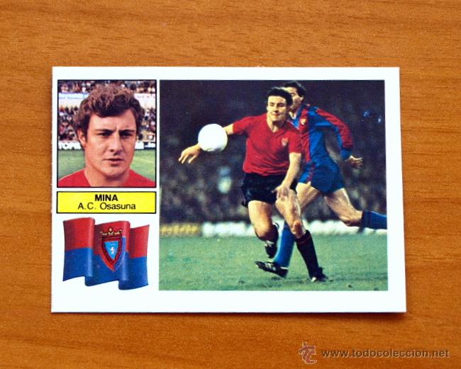 Cromos de f&uacute;tbol: Osasuna - Mina - Ediciones Este 1982-1983, 82-83 - Foto 1