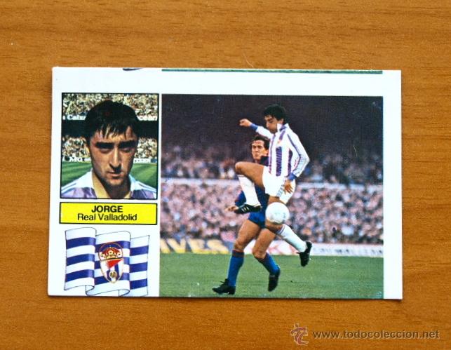 Cromos de f&uacute;tbol: Valladolid - Jorge - Ediciones Este 1982-1983, 82-83 - Foto 1