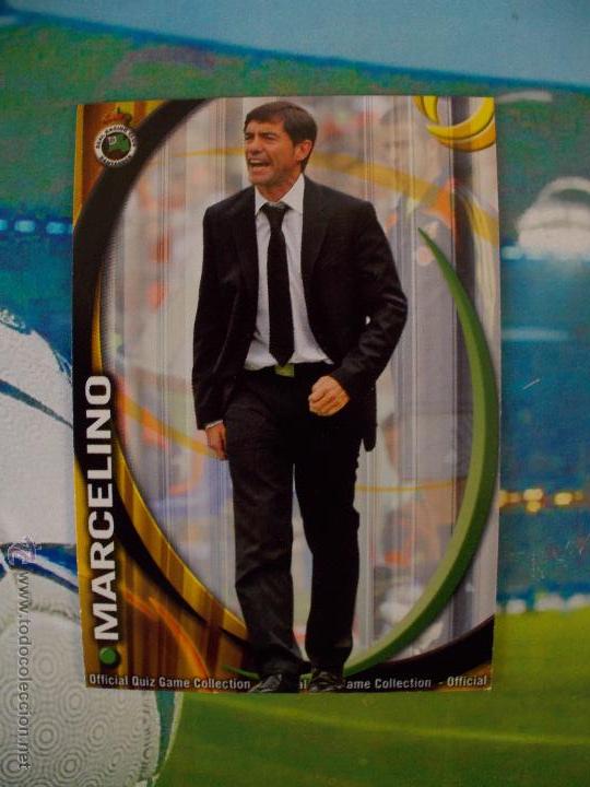 Cromos de F&uacute;tbol: 1321 MARCELINO RACING SANTANDER FICHAJE UH CROMO MUNDICROMO LIGA FUTBOL QUIZ GAME 2010 2011 10 11