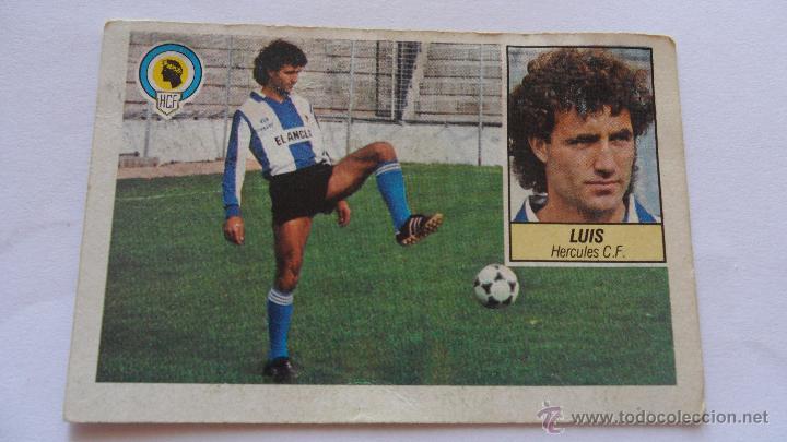 Cromos de f&uacute;tbol: este 84-85 hercules c.f luis - Foto 1