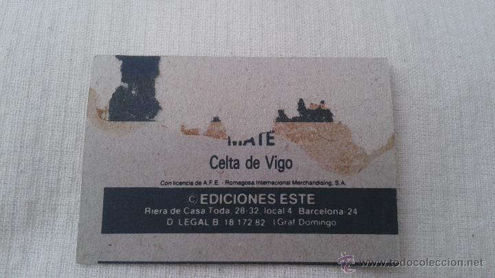 Cromos de f&uacute;tbol: 82-83 ESTE. CLARO ERROR DE CORTE MATE CELTA DE VIGO - Foto 2