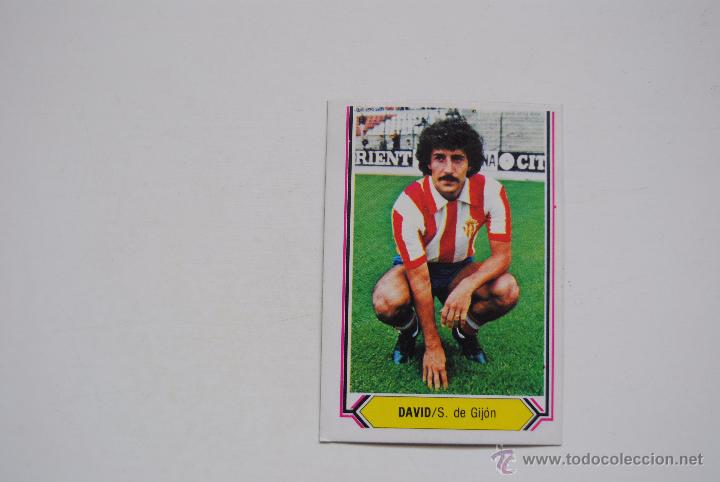 Cromos de f&uacute;tbol: CROMO ESTE 1980-81 DAVID SPORTING DE GIJON - Foto 1