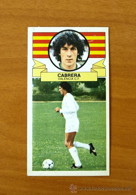 Cromos de f&uacute;tbol: Valencia - Cabrera - Ediciones Este 1985-1986, 85-86 - Foto 1