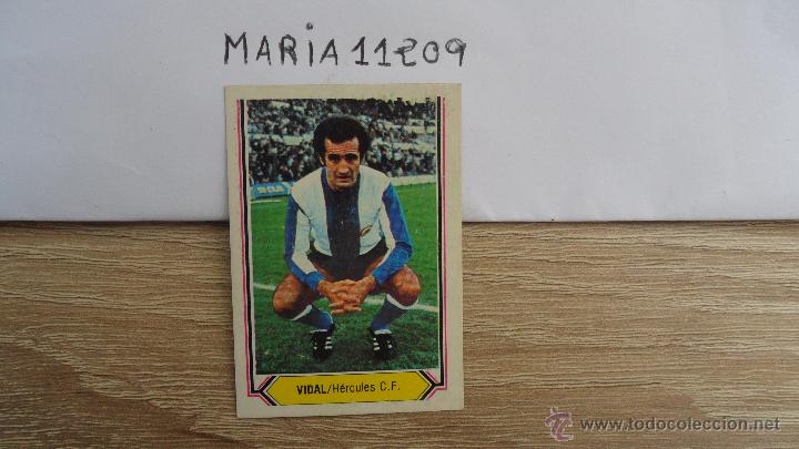 Cromos de f&uacute;tbol: vidal hercules este 80 81 - Foto 1