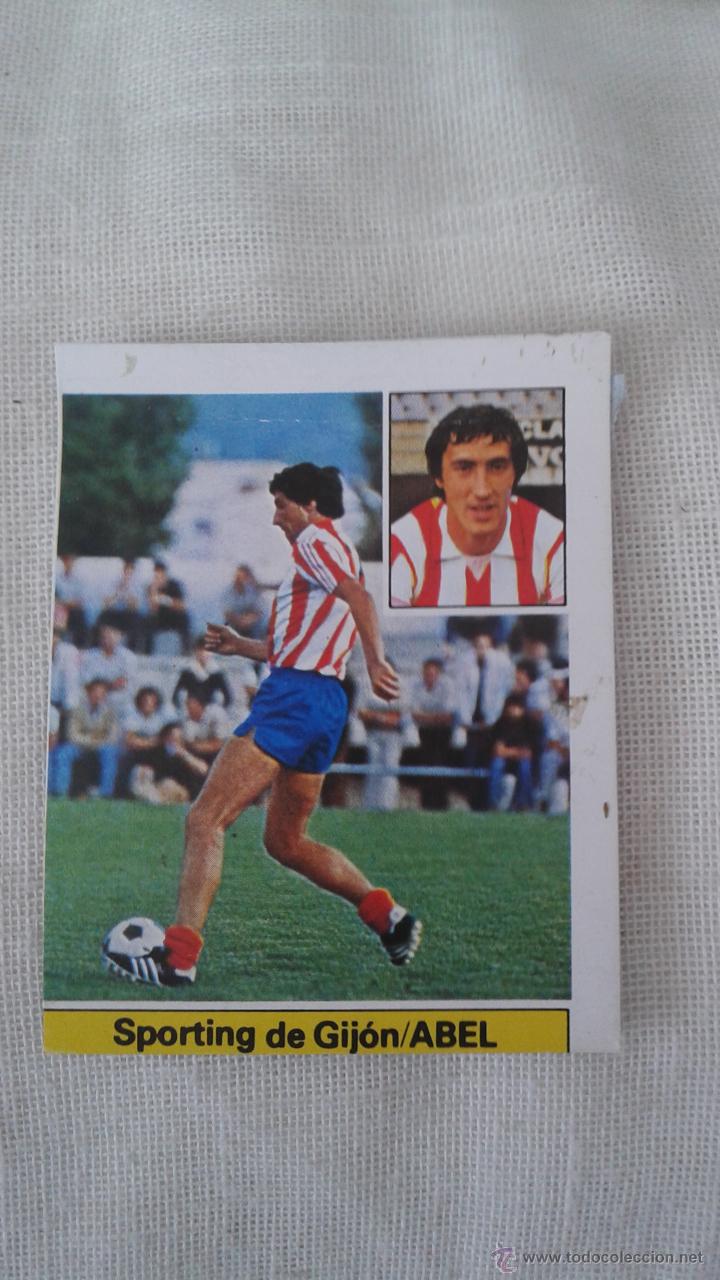 Cromos de f&uacute;tbol: 81-82 ESTE. ERROR DE CORTE ABEL SPORTING DE GIJON - Foto 1