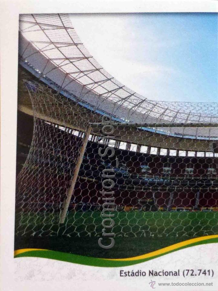 Cromos de Futebol: N&ordm; 10 ESTADIO NACIONAL BRASILIA MUNDIAL DE FUTBOL BRASIL 2014 WC FIFA WORLD CUP PANINI