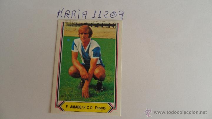 Cromos de F&uacute;tbol: f.amado r.c.d.espa&ntilde;ol este 80 81
