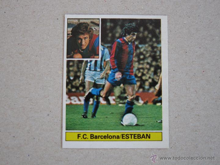 Cromos de f&uacute;tbol: ESTE 81-82  ESTEBAN  BARCELONA D 1981-1982 - Foto 1