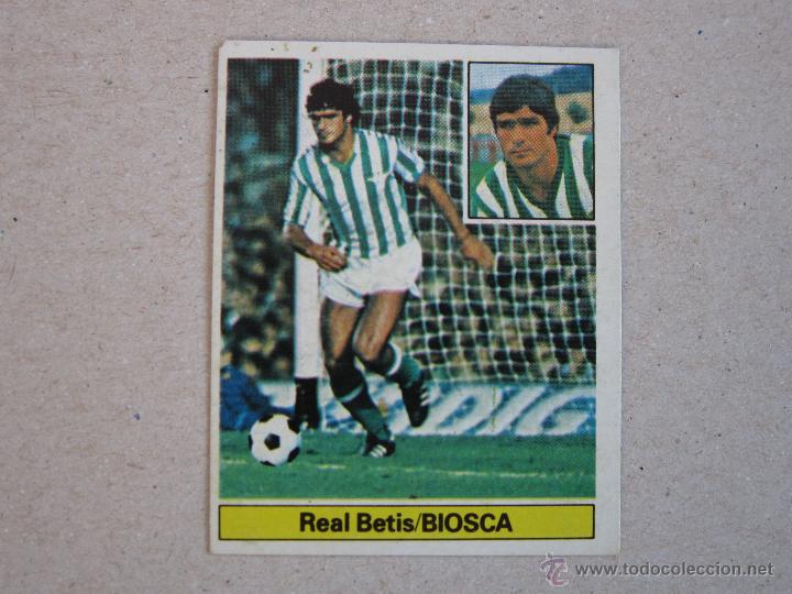 Cromos de f&uacute;tbol: ESTE 81-82  BIOSCA  BETIS D 1981-1982 - Foto 1