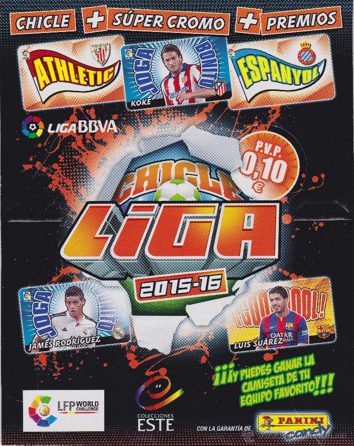 Cromos de F&uacute;tbol: ESCUDO (ESPA&Ntilde;OL) - - CROMO CHICLE LIGA PANINI 2015 2016 15 16 PANINI
