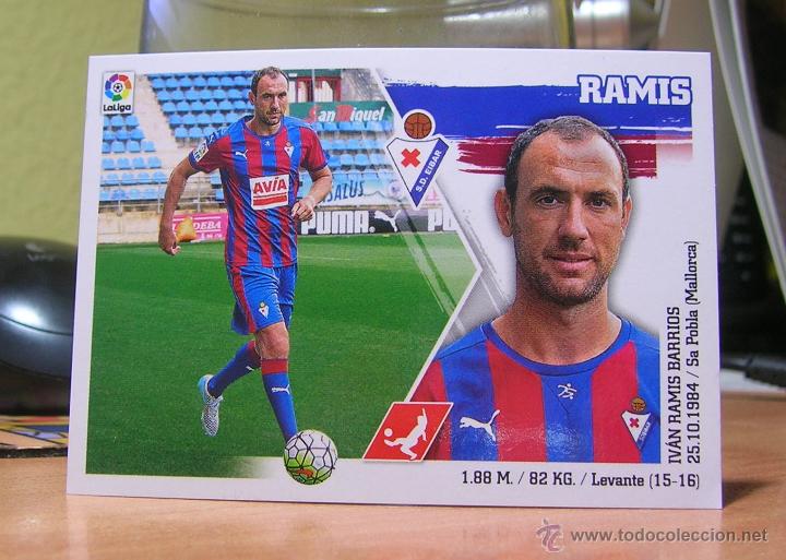 Cromos de f&uacute;tbol: EDICIONES ESTE 2015-2016 15 16 N&ordm; 7 RAMIS (EIBAR) SIN PEGAR - Foto 1