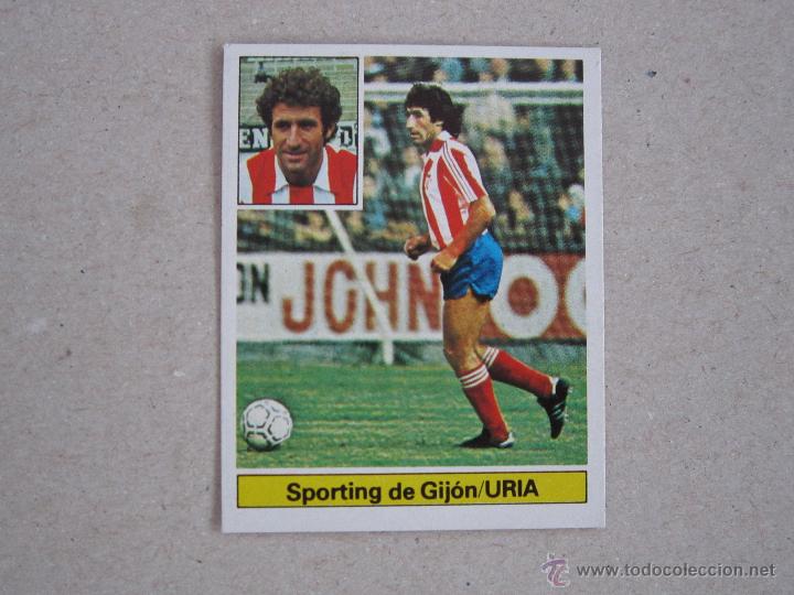 Cromos de f&uacute;tbol: ESTE 81-82  URIA  SPORTING GIJON D 1981-1982 - Foto 1