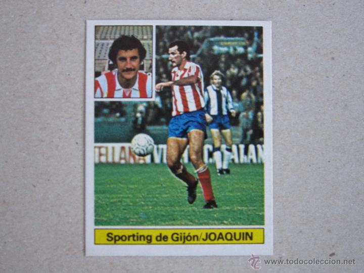 Cromos de f&uacute;tbol: ESTE 81-82  JOAQUIN  SPORTING GIJON D 1981-1982 - Foto 1