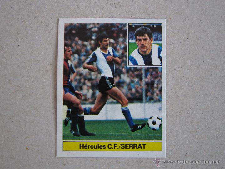 Cromos de f&uacute;tbol: ESTE 81-82 SERRAT  HERCULES D 1981-1982 - Foto 1