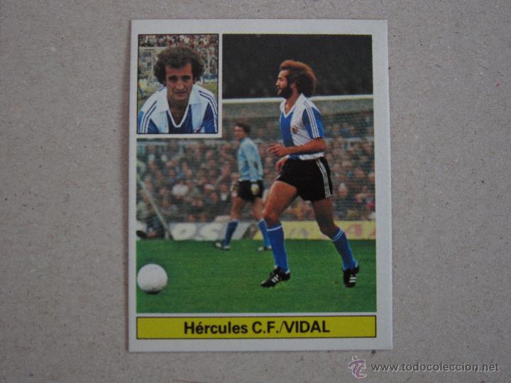Cromos de f&uacute;tbol: ESTE 81-82  VIDAL  HERCULES D 1981-1982 - Foto 1