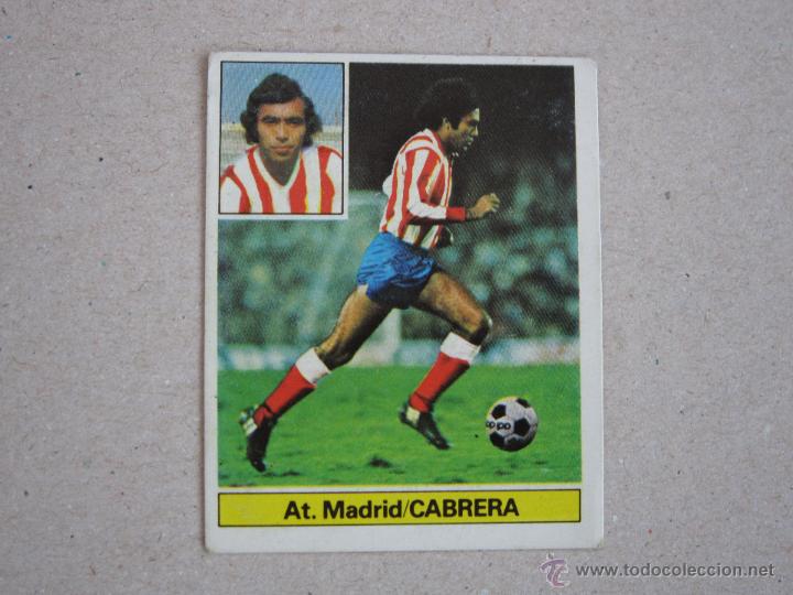 Cromos de f&uacute;tbol: ESTE 81-82 CABRERA ATLETICO MADRID D 1981-1982 - Foto 1