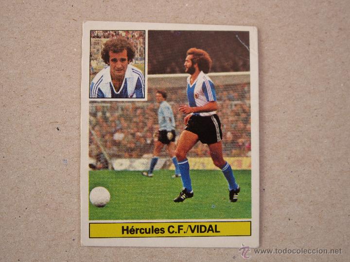 Cromos de f&uacute;tbol: ESTE 81-82  VIDAL  HERCULES 1981-1982 NUNCA PEGADO - Foto 1