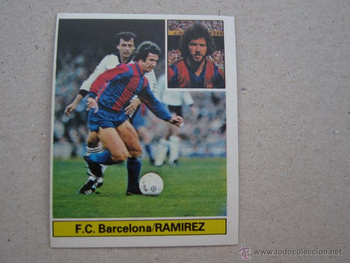 Cromos de f&uacute;tbol: ESTE 81-82 RAMIREZ BARCELONA 1981-1982 NUEVO - Foto 1