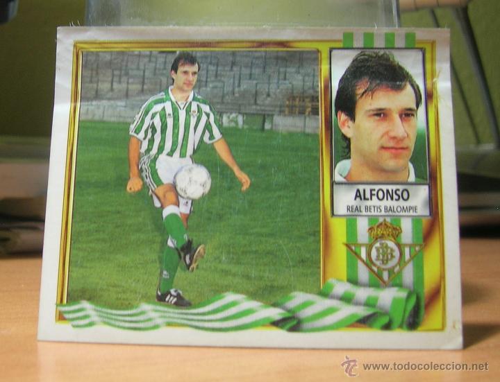Cromos de f&uacute;tbol: EDICIONES ESTE 1995-1996  95 96  ALFONSO  (COLOCA)  BETIS  VENTANILLA  LEER - Foto 1