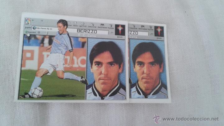Cromos de f&uacute;tbol: 01-02 ESTE. BERIZZO CELTA. IMPRESI&Oacute;N OSCURECIDA. - Foto 1