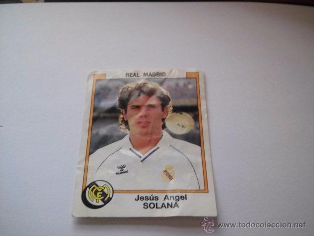 Cromos de f&uacute;tbol: FUTBOL 88 PANINI.N&ordm; 182.-JESUS ANGEL SOLANA.-REAL MADRID.-NUNCA PEGADO