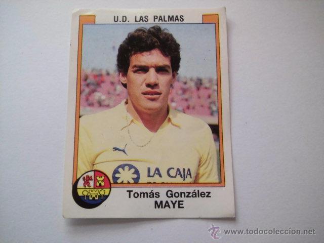 Figurine di Calcio: FUTBOL 88 PANINI.N&ordm; 142.-TOMAS GONZALEZ MAYE.-U.D.LAS PALMAS .--NUNCA PEGADO