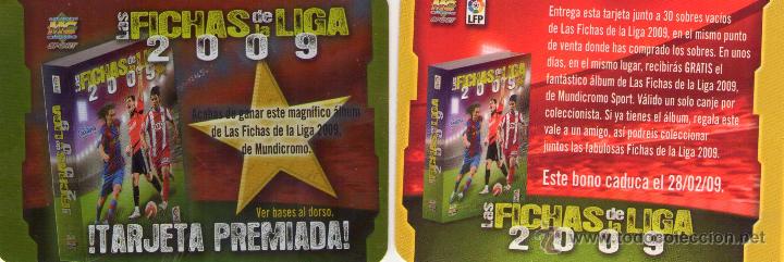 Cartes &agrave; collectionner de Football: F&uacute;tbol TARJETA bono &aacute;lbum liso rojo 28-02-09 Mundicromo 2008 2009