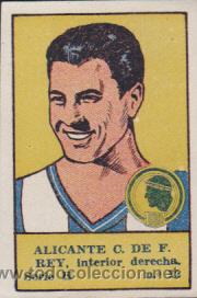 Figurine di Calcio: CROMO FUTBOL EDITORIAL VALENCIANA 1941 HERCULES REY