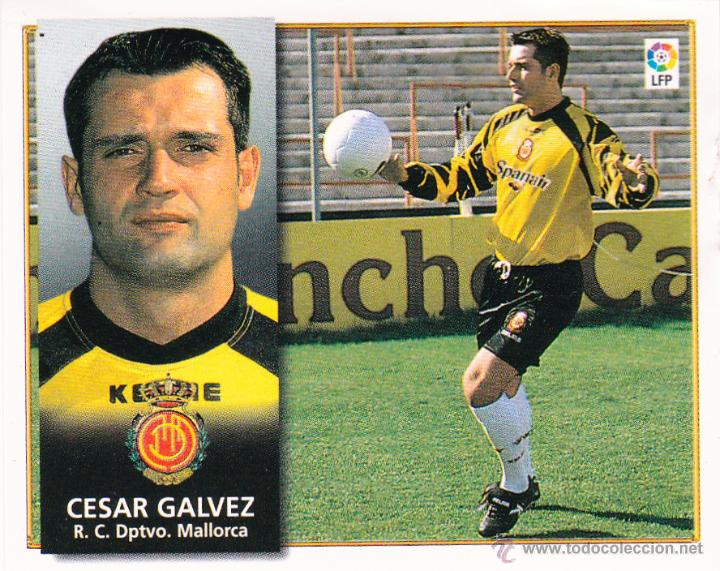 Cromos de f&uacute;tbol: ESTE 98/99 CESAR GALVEZ - COLOCA - EN VENTANILLA ESQUINA -(A-9) - Foto 1