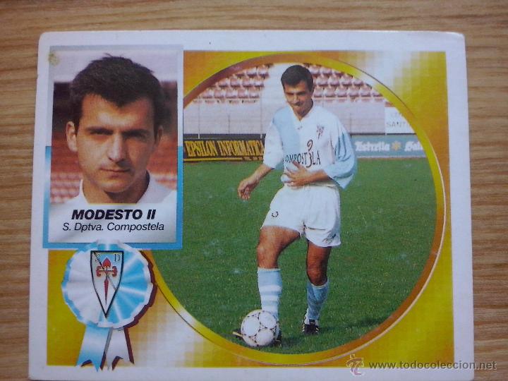 Cromos de f&uacute;tbol: Cromo Ediciones Este Liga 94/95 - 1994 / 1995 - Modesto II - Compostela- Sin pegar