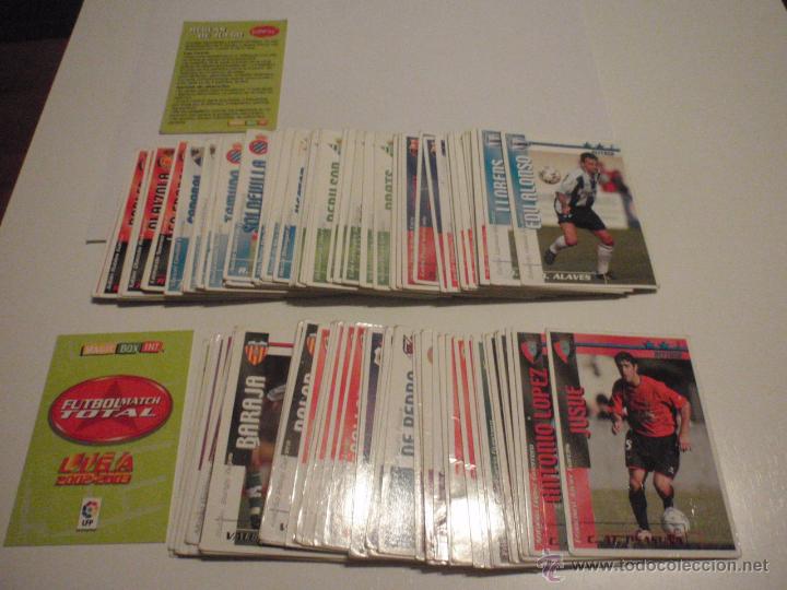 Cartes &agrave; collectionner de Football: Lote 129 cromos - fichas DIFERENTES FUTBOL MATCH TOTAL 2002 2003