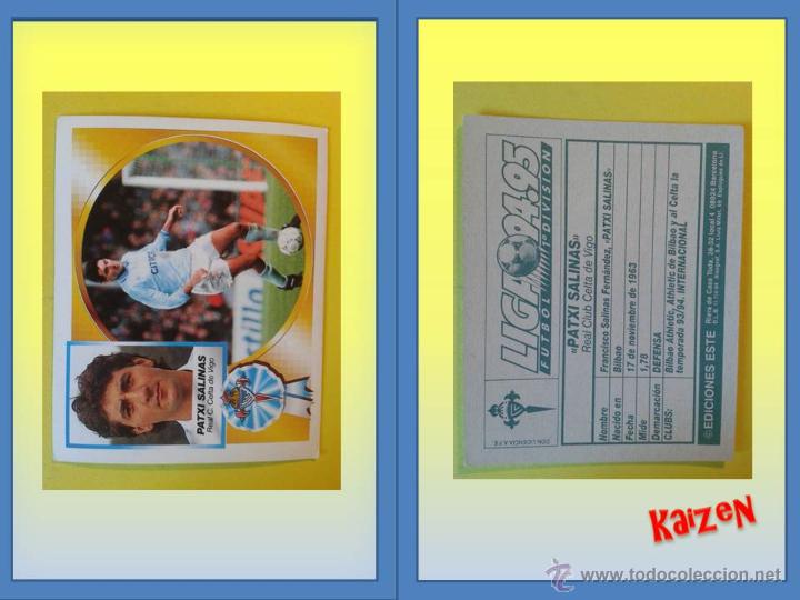 Cromos de f&uacute;tbol: SALINAS. CELTA. SIN PEGAR. ED. ESTE 94/95 - Foto 1